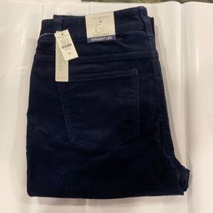 NWT Talbots Simply Flattering Straight Leg Petite Corduroy Pants